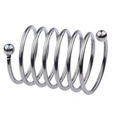 BDStyle Spring Style 6 Circle Mens Metal Glans Ring Steel Cock Rings